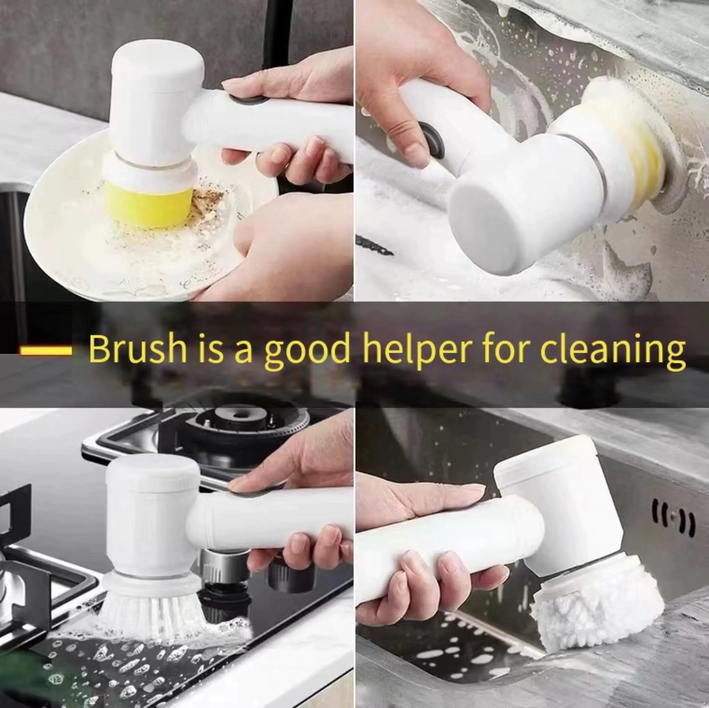 Cordless 5-in-1 Electric Cleaning Brush