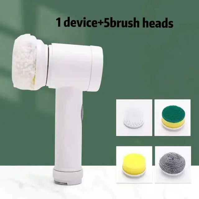 Cordless 5-in-1 Electric Cleaning Brush