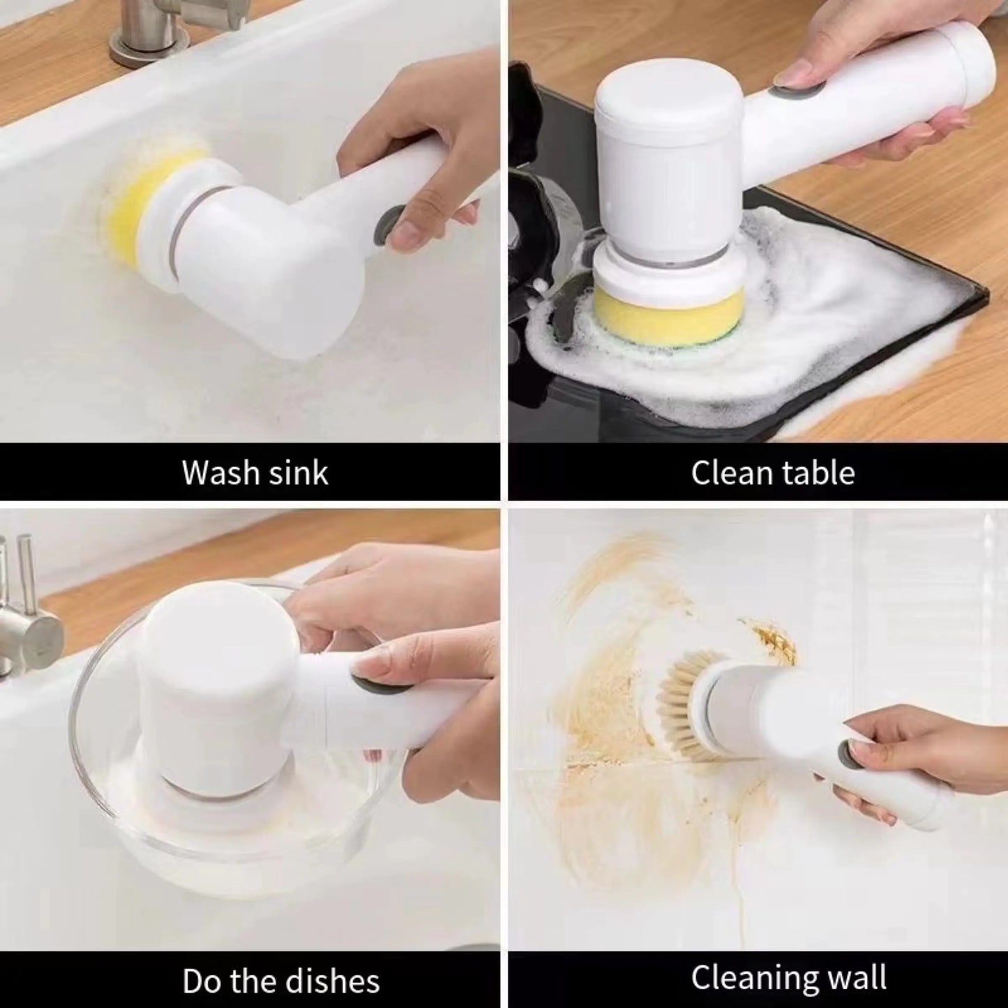 Cordless 5-in-1 Electric Cleaning Brush